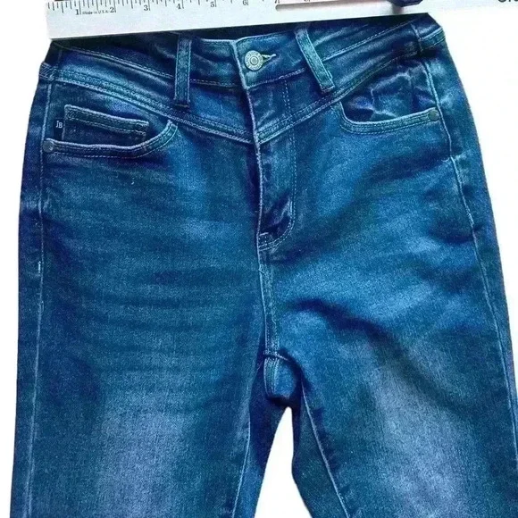 Judy Blue Jean Women size 0/24 Skinny Fit Austen High Rise Western Yoke Like New - Picture 3 of 10